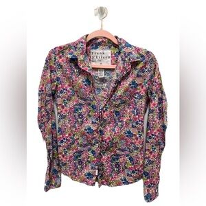 Frank & Eileen Floral Barry Button Up Blouse - Size XS